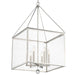 Weston 6 Light Polished Nickel Lantern