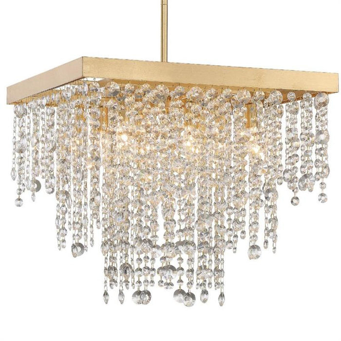 Winham 8 Light Antique Gold Chandelier