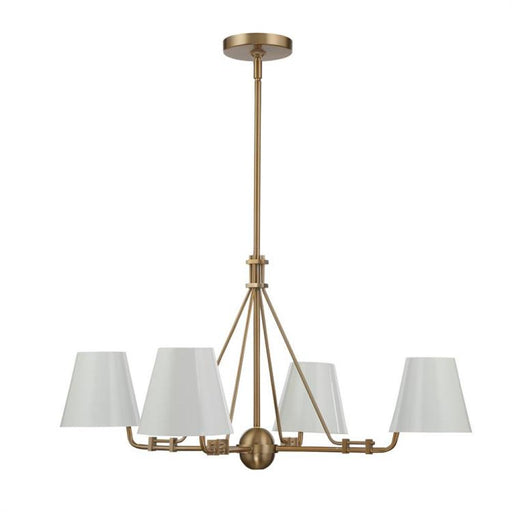 Xavier 4 Light Vibrant Gold Chandelier