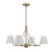 Xavier 4 Light Vibrant Gold Chandelier