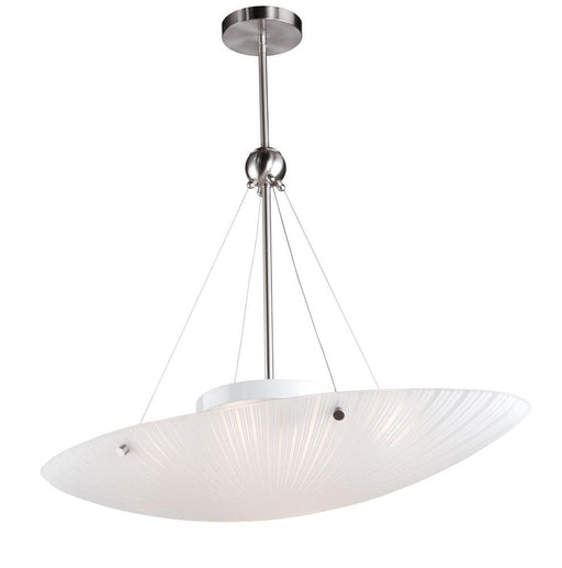 Flushmount  4-Light Semi-Flush Bowl Pendant