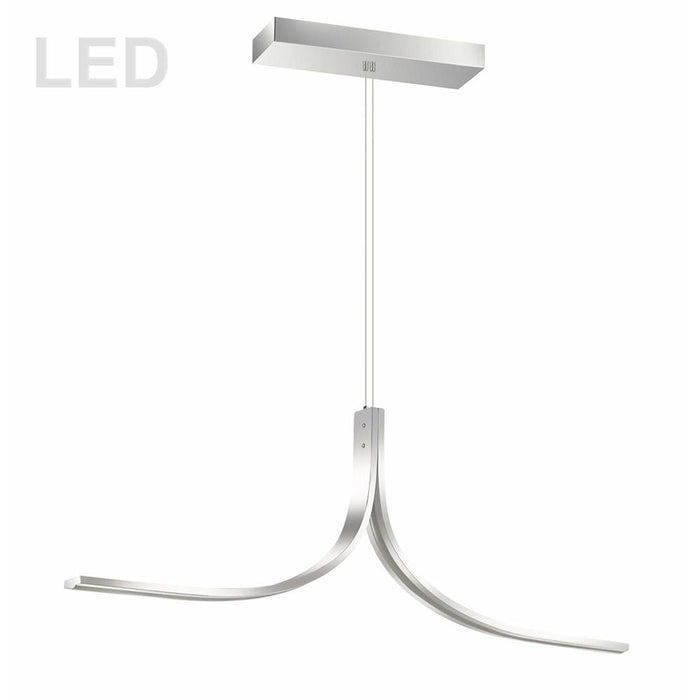 26W Horizontal Pendant, Polished Chrome