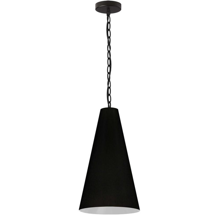 1LT Anaya Small Pendant,  MB w/ BK Shade