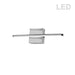 19W Wall Sconce PC w/WH Acrylic Diffuser