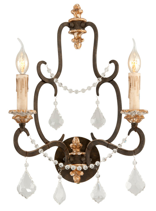 BORDEAUX 2LT WALL SCONCE