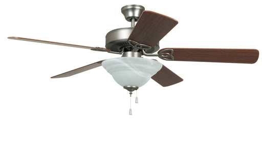 52" Ceiling Fan w/Blades & Alabaster Bowl Light Kit