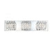 Crown 3-Light Vanity Sconce in Chrome with Clear Crystal