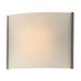 Pannelli 1-Light Vanity Sconce in Oil Rubbed Bronze with Hand-formed White Opal Glass