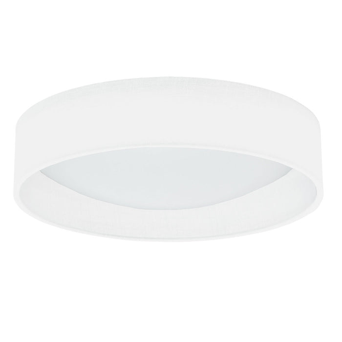 15" Flush Mount, Ivory Shade