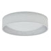 15" Flush Mount, White Shade