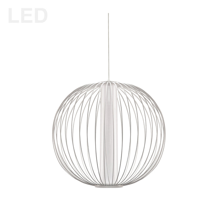 20W Pendant, MW Finish w/ White Acrylic