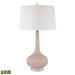 Abbey Lane Ceramic Table Lamp in Pastel Pink - LED