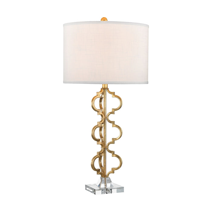 Castile Table Lamp in Gold Leaf