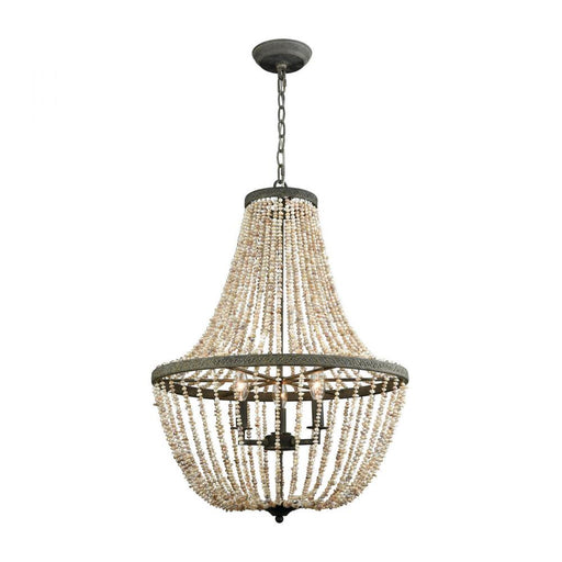 Cote des Basques 3-Light Chandelier in Pearl