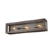 Renaissance Invention 3-Light Wall Sconce in Aged Wood and Wire - Linear