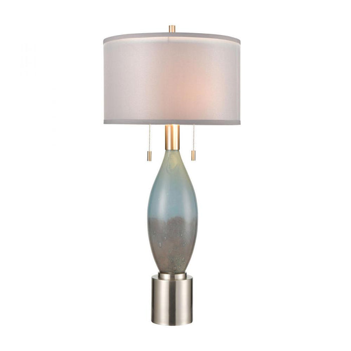 Torrontes 2-Light Table Lamp in Brushed Nickel