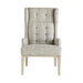 Idol Wing Chair Platinum Tweed Smoke