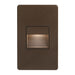 Bronze Rectangle In/Outdoor 3W Wall