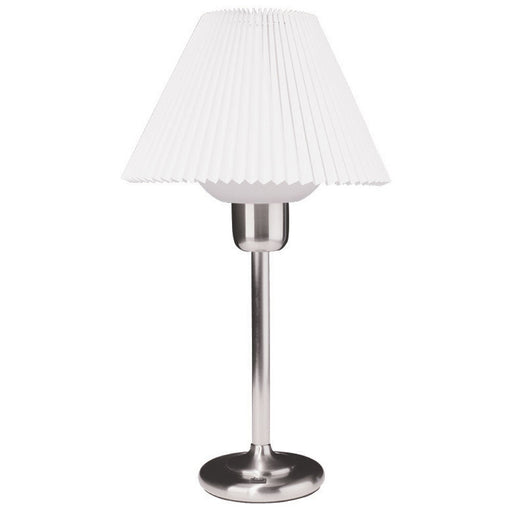 Table Lamp W/200W Bulb - Satin Chrome