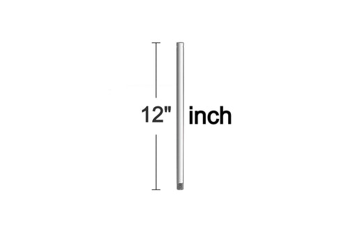 DOWNROD  1/2IN X12IN P.NICKEL