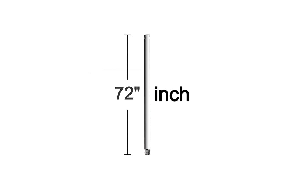 DOWNROD  1/2IN X 72IN  MATTE