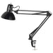 Clamp-On Task Lamp, Gloss Black