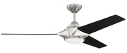 54" Ceiling Fan w/DC Motor, Blades, LED Light Kit