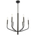 6LT Chandelier, MB Finish