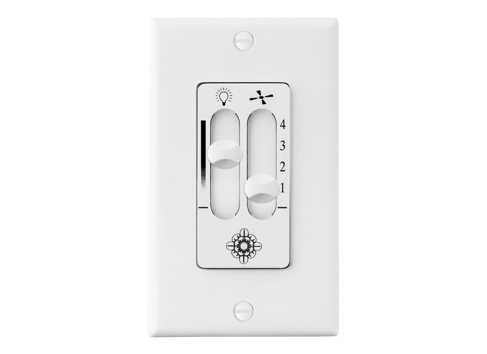 4 SPEED DIMMER WALL CONTROL WH