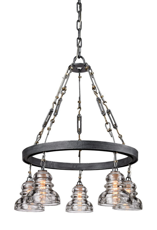 MENLO PARK 5LT CHANDELIER SMALL