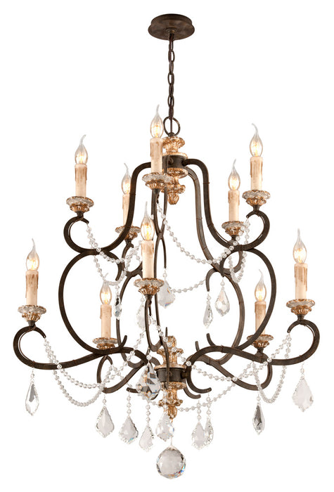 BORDEAUX 10LT CHANDELIER MEDIUM