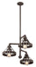 CANARY WHARF 3LT CHANDELIER DINING MEDIUM