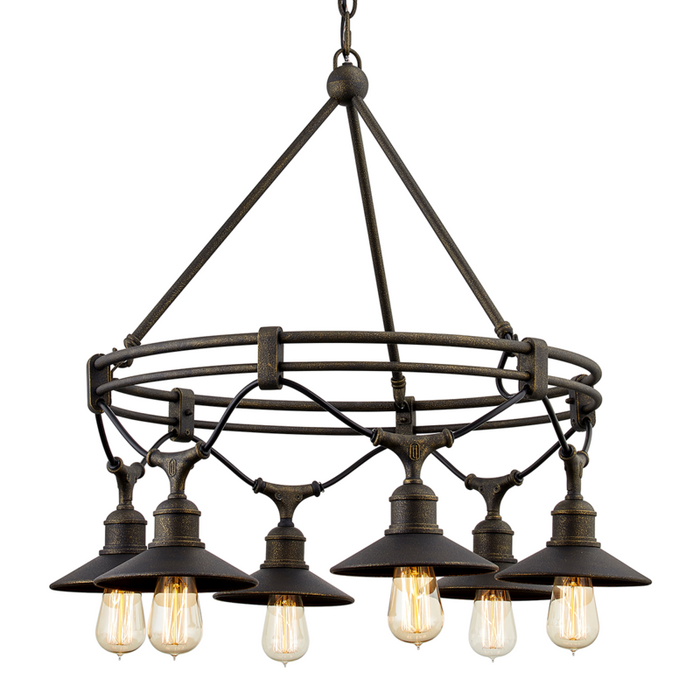 SHELTON 6LT CHANDELIER