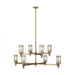 FLYNN 8L CHANDELIER TWB