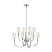 LOGAN 8L CHANDELIER PN