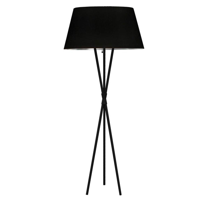 1LT Gabriela Floor lamp, JTone BLK/SLV, MB