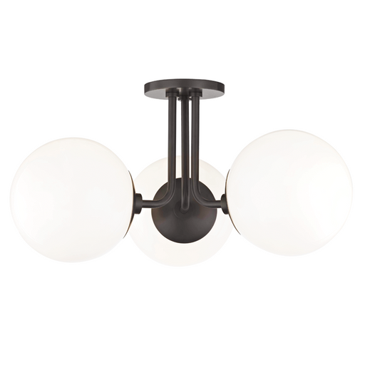 3 LIGHT SEMI FLUSH