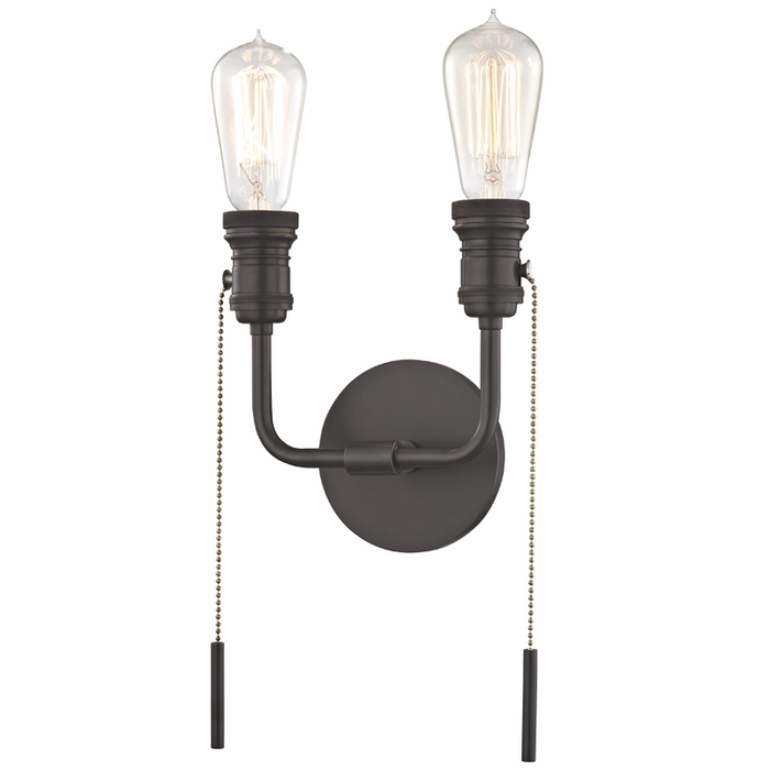 2 LIGHT WALL SCONCE