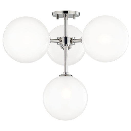 4 LIGHT SEMI FLUSH