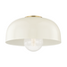 1 LIGHT LARGE SEMI FLUSH