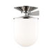 1 LIGHT LARGE SEMI FLUSH