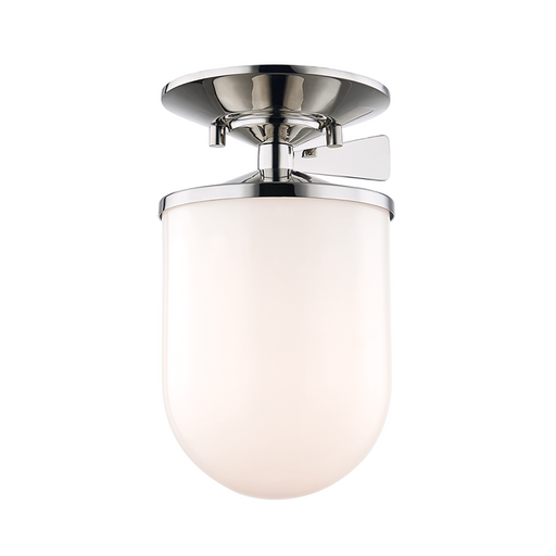 1 LIGHT SMALL SEMI FLUSH