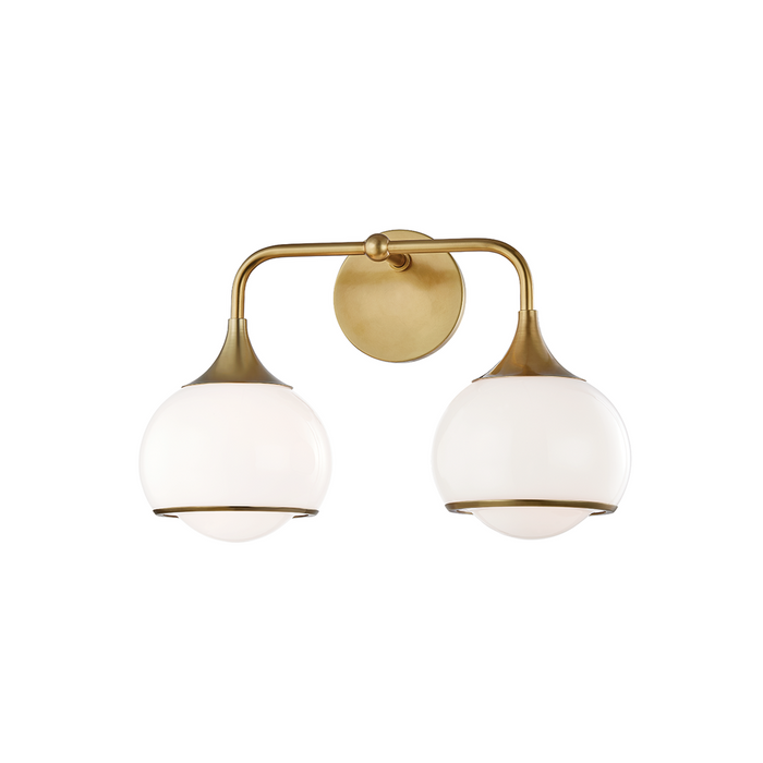 2 LIGHT WALL SCONCE