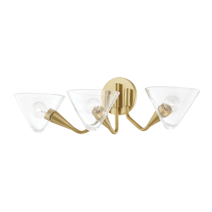 3 LIGHT WALL SCONCE