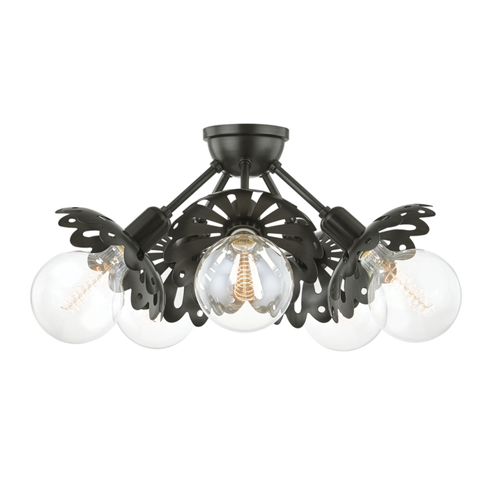 5 LIGHT SEMI FLUSH