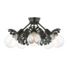 5 LIGHT SEMI FLUSH