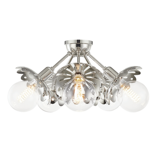 5 LIGHT SEMI FLUSH