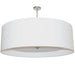 4LT Helena Pendant PC, White w/White Diffuser