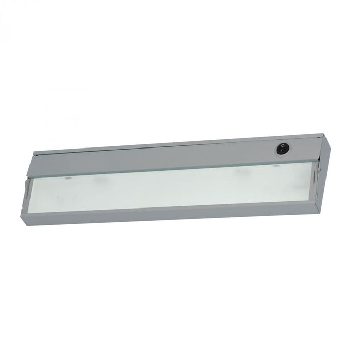 ZeeLite 2-Light Under-cabinet Light in Stainless Steel with Diffused Glass