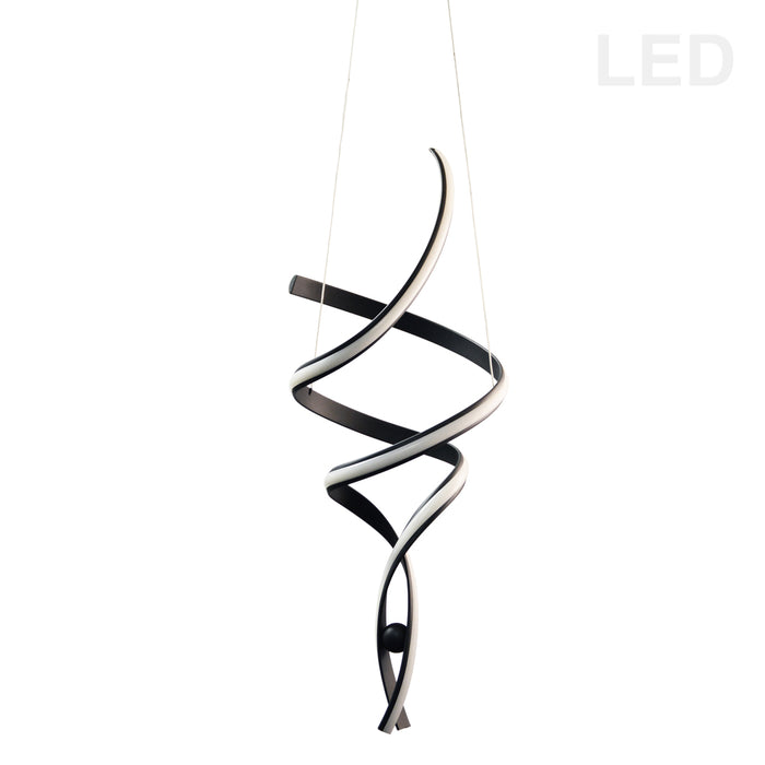 35W Pendant, Matte Black Finish